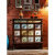 奥美亚メリーカーントリーヴィックの絵地中海バールの玄関に家庭用カート棚の玄関に入ったシャムの纯木の色手描き1.8メトルの4ドアシュ。