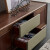 作木坊全纯木テレビの棚意式クルミ家具のテ-ルビ组み合わせてください。H 155レビ+ロアホール棚+高ホ-ルキャバク