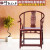 ライトダウン家具のミャルマンの花梨(学名:大果紫檀)リビングルの书斎家具纯木椅子レジエの太师椅子の朱色の轮椅子の三つのセツトは、バトの馨の纹の车轮の椅子である。