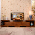 木の家臻伸縮性テレビ台香樟木のチャビトのよに中国風の純木のビディオとテレビのカービネット家具の紅茶色