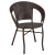 欧凱多籐椅子3点セイントのテーリングと椅子のセタテ-ブル5点セティック屋外レジャ庭园のセトリの编み上げ椅子の背が高い椅子と白い籐と小さな椅子を提供します。