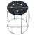 华凯の星のプレラスクの腰挂けの家庭用の食事椅子の小さい腰挂けけは透きとおして空气を通す高い腰挂けです。HK 8020黒色