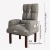PADEN席椅子ソフス现代シンプロ椅子のお母さんが授乳椅子北欧ファブリックファミリー用リービリングの和式リコリニンググの背もたれも浅い灰色7-30 cm枕